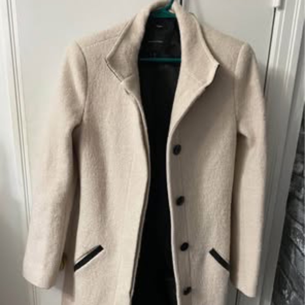 Madison and Scotch boucle coat size 1